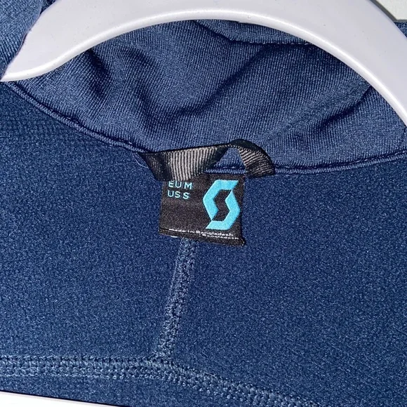 Scott 1/4 zip fleece pullover base layer mock t neck shirt S - Picture 5 of 8